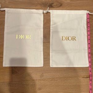 Dior dust bags